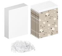 8.5 x 11 Inch Thickened Fabric Organizer Boards and Clear U-Shape Plastic Alligator Clips for Folding, Storing, and Straightening Fabric and Cloth - Comic Book Style Backing Boards (30)