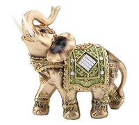 8.5 x 4.5 x 9cm Feng Shui Set Chinese Lucky Elephant Statue SculptureElephant Figurines with Trunk Up for Home Office Decoration Good Lucky Gift(S) Ornaments