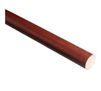 8-50mm Diameter Composite Phenolic Resin Bar Industrial, Phenolic Laminate Dowel Length 500mm 1pc(12mm)
