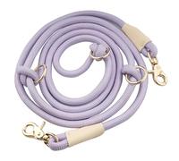 8.5ft Multifunctional Hands Free Nylon Rope Waist Dog Leash, Adjustable Shoulder Crossbody Walking Lead