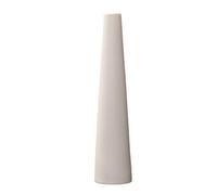 8.5Inch White Ceramic Small Bud Vase Tall Conic Flower Single Stem Vases Minimalist Floral Holders for Home Office Wedding Party Decoration