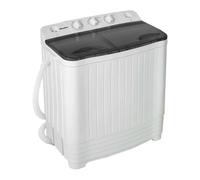 8.5kg Twin Tub Portable Washing Machine Compact Mini Laundry Washer Spin Dryer