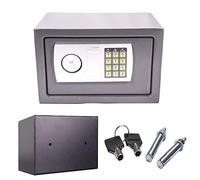 8.5L Digital Electronic Security Safe Box with PIN code and Key, Fireproof and Waterproof WallSafes for jewelry Cash, 31x20x20cm (gray)