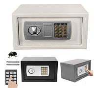 8.5L Electronic Home Safe Fireproof Lock Box for Commercial Digital Safe Security Box Steel Alloy Drop Safe, Wall or Floor Mounted with 2 Key,for Money Cash Home Office