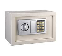 8.5L Medium Digital Safe Value Safe Electronic Solid Home Safe Box,Lock Box, Cash Box, Security Box Solid Steel for Office or Home Use - White