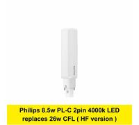 8.5w 2pin LED Philips PL-C 4000k cool white [EEK: A+]