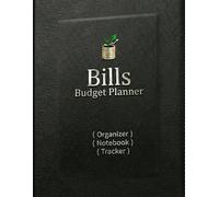 8.5x11 inch Notebook for Bills and Budget Organizing Planner: Take Control of Your Finances, Master Your Monthly Budget, and Achieve Your Financial Goals with Ease