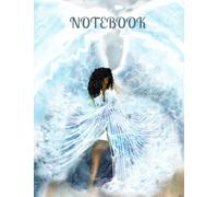 8.5x11 Water Goddess Notebook: Black Water Goddess Notebook (The Elementals)