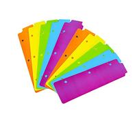 8.5x2.4 inches Spiral Snap in Bookmark,Dividers for 3 Ring Binders,Page Protectors Notebooks Dividers Place Marker for Binders (5)