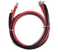 8/6/4/2AWG 10/16/25mm2 Battery Connection Cable Copper Wire with SC Terminal(Red and Black a Pair,4 AWG 25mm2,100CM length)