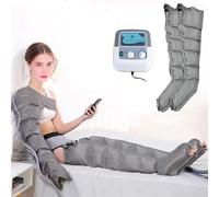 8/6 Cavity Lymphatic Drainage Machine, Air Compression Leg Massager, Lymphedema Pump, Waist Arm Leg Wraps Foot Ankles Calf Massage Machine, Recovery Boots (6 Cavity, 2legs)