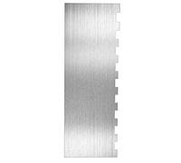 8.6 Inch Metal Cake Scraper Sided Patterned Edge Stripe Edge Smoother Scraper Cake Decorating Comb Cake Sculpting Modeling Tools for Icing Frosting Buttercream Mousse
