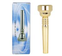 8.7x2.7cm Brass Gold Plated Trumpet Mouthpiece, 17C Overall Mouthpiece for Trumpet