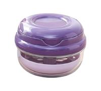 8.7X8.7X5.9cm Denture Container - Denture Bath Case, False Teeth Soaking Container, Retainer Cleaner Box | Leakproof Mouthguard Case for Cleaning Soaking Rinsing Women Men Adult Travel Business