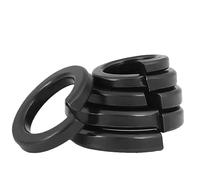 8.8 Grade Carbon Steel Split Spring Lock Washers Assortment, Black Oxide Finish, Metric Sizes M2 M3 M4 M5 M6 M8 M10 to M30, Heavy Duty Locking Washers for Bolts Nuts Screws (1000,M4)