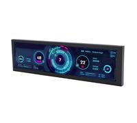 8.8 Inch IPS Screen, 1920x480 Display Support Horizontal and Vertical Screen Switching, with Type C and PH Interface, Auto Play Function