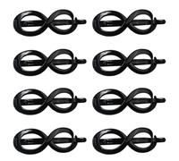 [8 ] 8-shape Flat Claw Clips Women, Flat Hair Clips For Thick Hair & Thin Hair, Hair Barrettes For Women Fine Hair, French Barrette Hair Clips, Hair Accessories For Women, French Twist Hair Clip