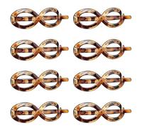 [8 ] 8-shape Flat Claw Clips Women, Flat Hair Clips For Thick Hair & Thin Hair, Hair Barrettes For Women Fine Hair, French Barrette Hair Clips, Hair Accessories For Women, French Twist Hair Clip
