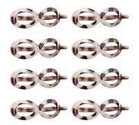 [8 ] 8-shape Flat Claw Clips Women, Flat Hair Clips For Thick Hair & Thin Hair, Hair Barrettes For Women Fine Hair, French Barrette Hair Clips, Hair Accessories For Women, French Twist Hair Clip