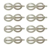 [8 ] 8-shape Flat Claw Clips Women, Flat Hair Clips For Thick Hair & Thin Hair, Hair Barrettes For Women Fine Hair, French Barrette Hair Clips, Hair Accessories For Women, French Twist Hair Clip