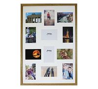 8/9/10/12/16/20 Photos Large Multi Picture Frame Collage Aperture Decor Memories-12 Aperture-Light Oak