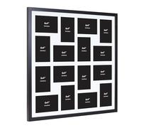 8/9/10/12/16/20 Photos Large Multi Picture Frame Collage Aperture Decor Memories-16 Aperture-Black