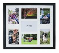 8/9/10/12/16/20 Photos Large Multi Picture Frame Collage Aperture Decor Memories-7 Aperture-Black