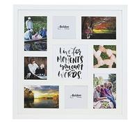 8/9/10/12/16/20 Photos Large Multi Picture Frame Collage Aperture Decor Memories-8 Aperture Moments-White