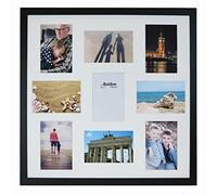 8/9/10/12/16/20 Photos Large Multi Picture Frame Collage Aperture Decor Memories-9 Aperture-Black