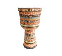 8/9 Inch African Drum Handmade for Outdoor Performances, Band Accompaniment Darbuka Drum Goatskin Drumhead for Beginners Djembe Drum(9 inch B)