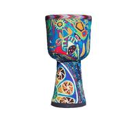 8/9 Inch African Drum Handmade for Outdoor Performances, Band Accompaniment Darbuka Drum Goatskin Drumhead for Beginners Djembe Drum(8 inch D)