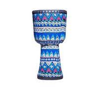 8/9 Inch African Drum Handmade Performances, Darbuka Drum Goatskin Drumhead for Beginners Djembe Drum(8 inch C)