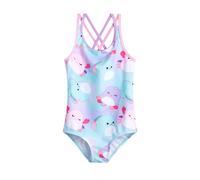 (8-9 Years, Multicoloured) Squishmallows Girls Characters All-Over Print One Piece Swimsuit