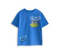 (8-9 Years) Teenage Mutant Ninja Turtles Short Sleeved T-Shirt (Boys Blue)