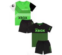 (8-9 Years) Xbox Short Sleeve Short Leg Pyjama Set (Boys Black)