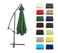 8.9ft/9.9ft,(2.7M/3.0M),Replacement Parasol Canopy, Replacement Parasol Cover, 8 Arms Universal Umbrella Replacement Cloth,Garden Parasol Sunshade Cover For Backyard Garden Beach(Color:Dark green,Size