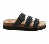 (8 (Adults')) Astor Glenn Glitter | Black | Women's Platform Slides