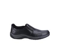 Hush Puppies Donald Leather Men's Black Moccasins Shoes - UK 8 / EU 42 / US 9