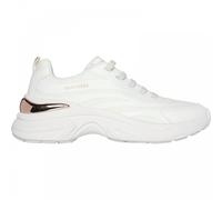(8 (Adults')) Hazel - Step 'N' Flow | White | Women's Lace-up Fashion Sneakers