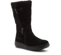 (8 (Adults')) Slope | Black | Women's Warm-Lined Mid-Calf Boots