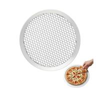 8" Aluminium Pizza Screen 203mm - Seamless Rim, 5mm Depth | Pro-Grade Perforated Pizza Mesh for Even Heat & Crisp Bases | Ideal for Ovens & Air Fryers | Durable Lightweight Bakeware - 1 Pack