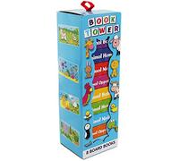 8 Animal Themed Board Books in a Book Tower