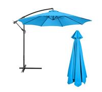 8 Arms Replacement Parasol Canopy Outdoor Umbrella Replacement Umbrella Top Universal replacement parasol fabric Cloth Garden Parasol Canopy Cover for Patio Beach Pool Market (Color : Lake blue, Siz