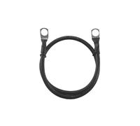 8 AWG Gauge 8.3mm2 Soft Car Battery Inverter Silicone Cable with M6 M8 M10 Terminal Red Black Electric Wire(Black 8AWG,20cm,M8-M8)