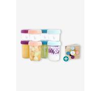 Glass Storage Jars & Recipe Book Multi-Coloured