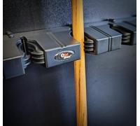 8 Ball Direct Safe Grip Cue Rack - For all Pool, Snooker, Billiards Cues (Wall mount/zero damage to the cues). Perfect for Cue Sport Venues and Mancaves - holds 6 cues.