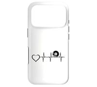 8-Ball Pool Billiards - Billiard Heartbeat Heart Case for iPhone 17 Pro