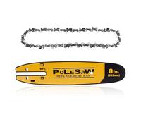 8" Bar Saw Replacement Bar and Chain Guide Rail DWZCSB8 Compatible with DEWALT DCPS620B DWO1DT608 DCCS623B DCCS623L1