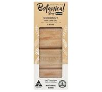 /8 bars/Australian Botanical Soap Coconut with Lime Oil Bar Soap, Natural Base, 8 x 193g Bars