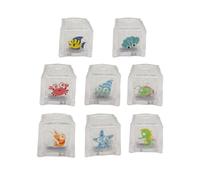 8 Bath Tub Light Up Cube Light Up Bath Cubes Multicolor LED Glow Ice Cubes For Kids Family Home Birthdays Holiday (Clear, 2.7cm)